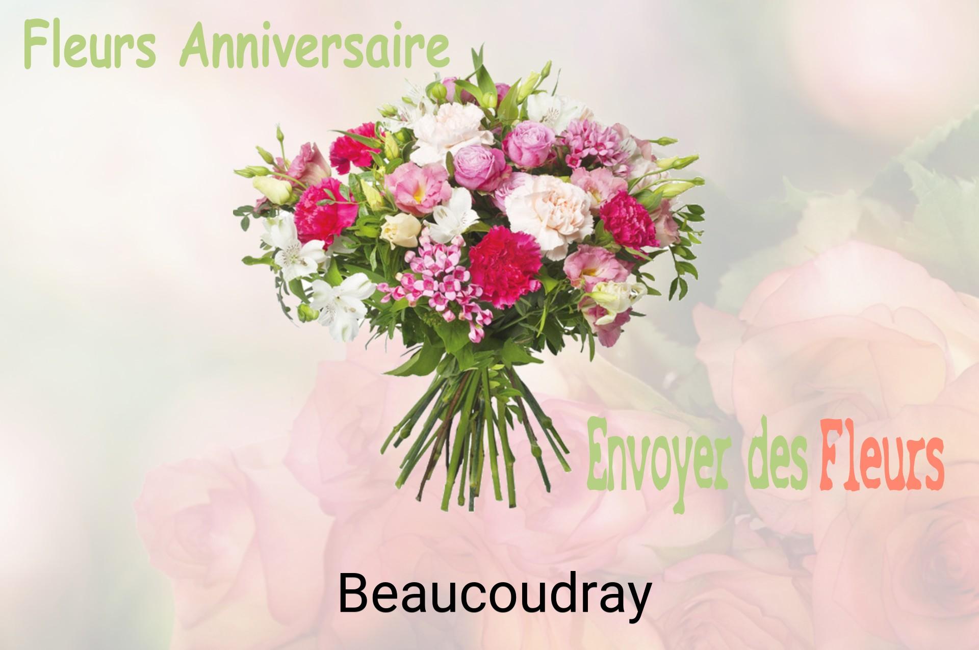 Bouquet de fleurs d’anniversaire livré à Beaucoudray